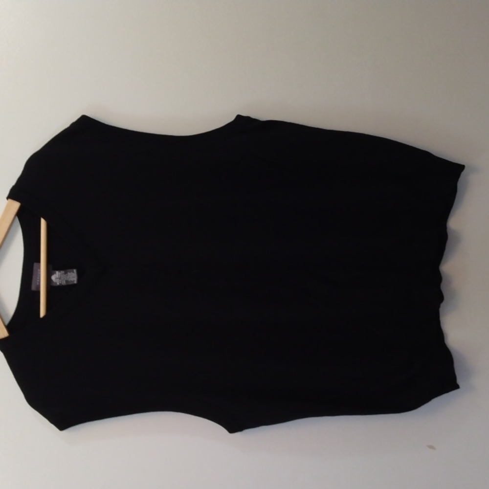 Mercer Street Studio XXL Black Merino Wool Sweater Vest